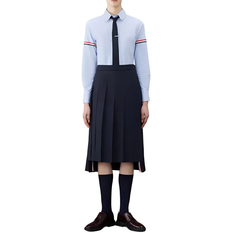 THOM BROWNE Grosgrain Armband Oxford Shirt-2