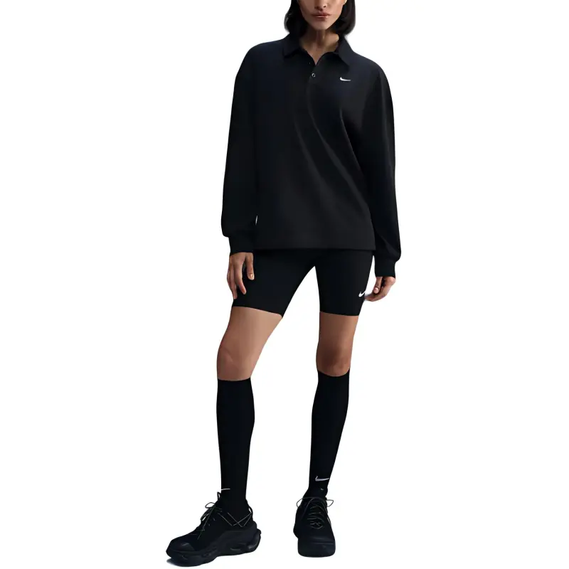 Nike Sportswear Essential Women's Oversized Long Sleeve Polo-1