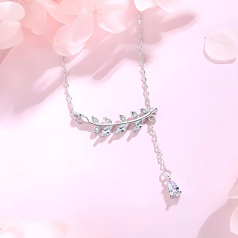 CHINA GOLD S925 Silver Necklaces Women's-3