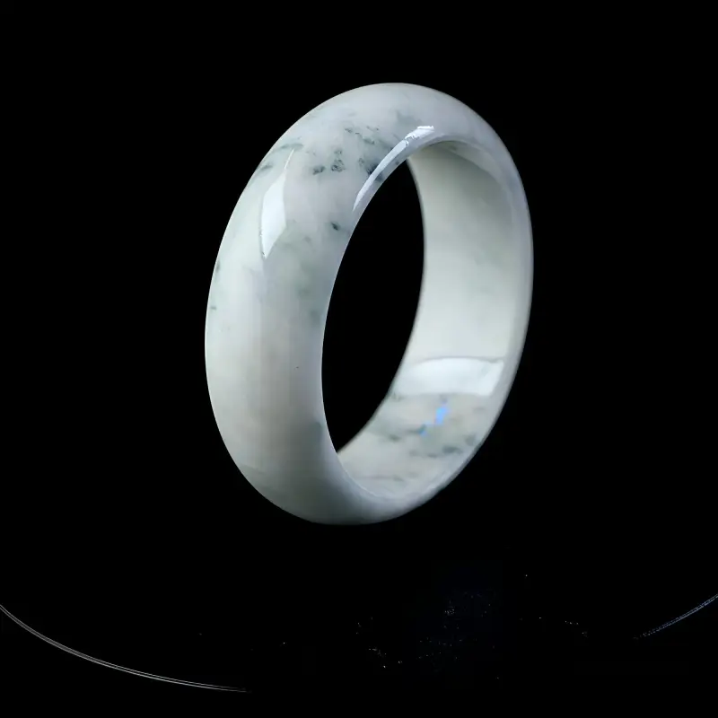 South Asia Bean Type Jadeite Bangles Unisex-4