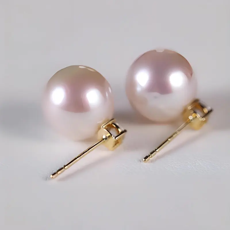 Heidi Freshwater Pearl Stud Earrings Women's-4
