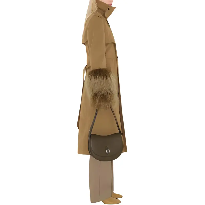 Burberry Shearling trimmed Trench Coat-2