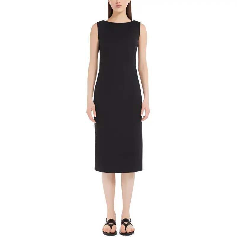 MaxMara Studio Sleeveless Dress Women's Black-2