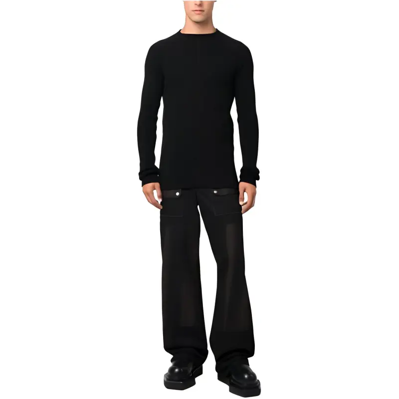 RICK OWENS Long Sleeved Crewneck Pullover-2