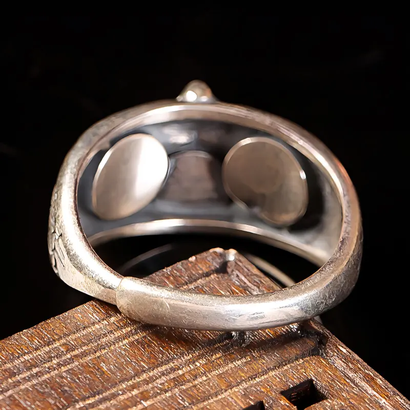 Execute The Blessing Southern Red Agate Rings Unisex-4