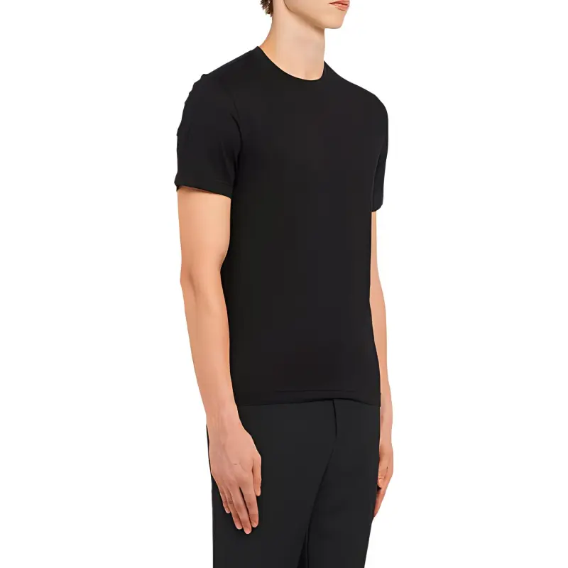 PRADA Short Sleeved Crewneck T Shirt-3