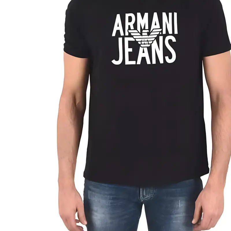 ARMANI JEANS T Shirts Men Blue-1