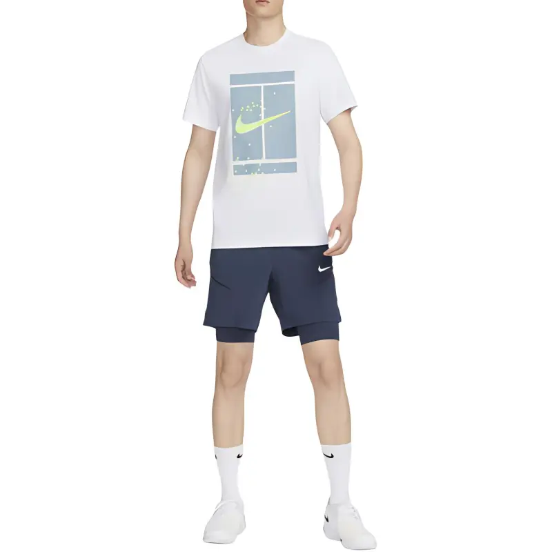 Nike T-Shirts Men White-2
