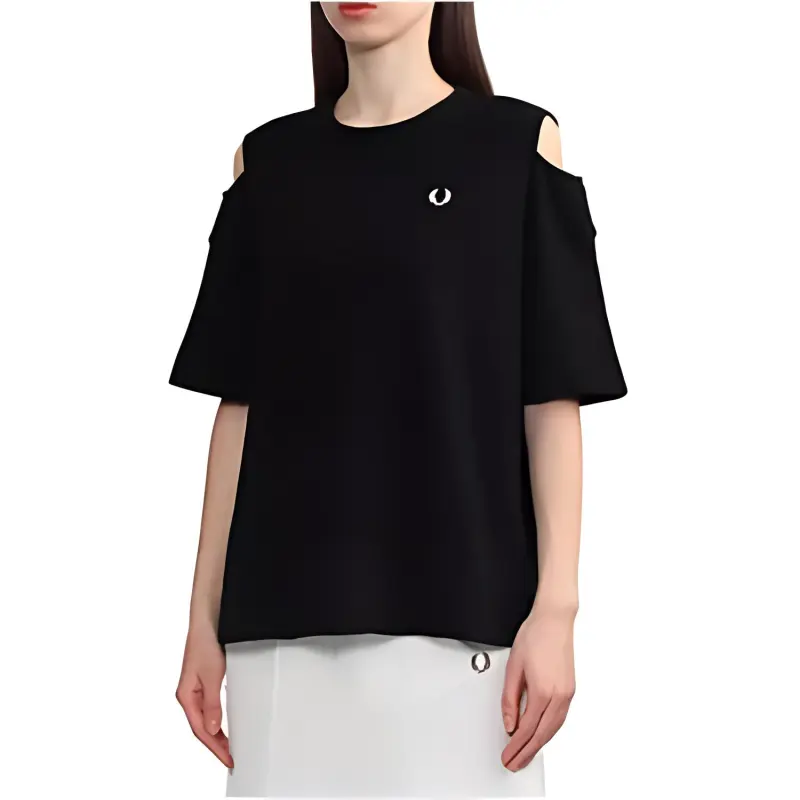 FRED PERRY T Shirt Women's Black-3