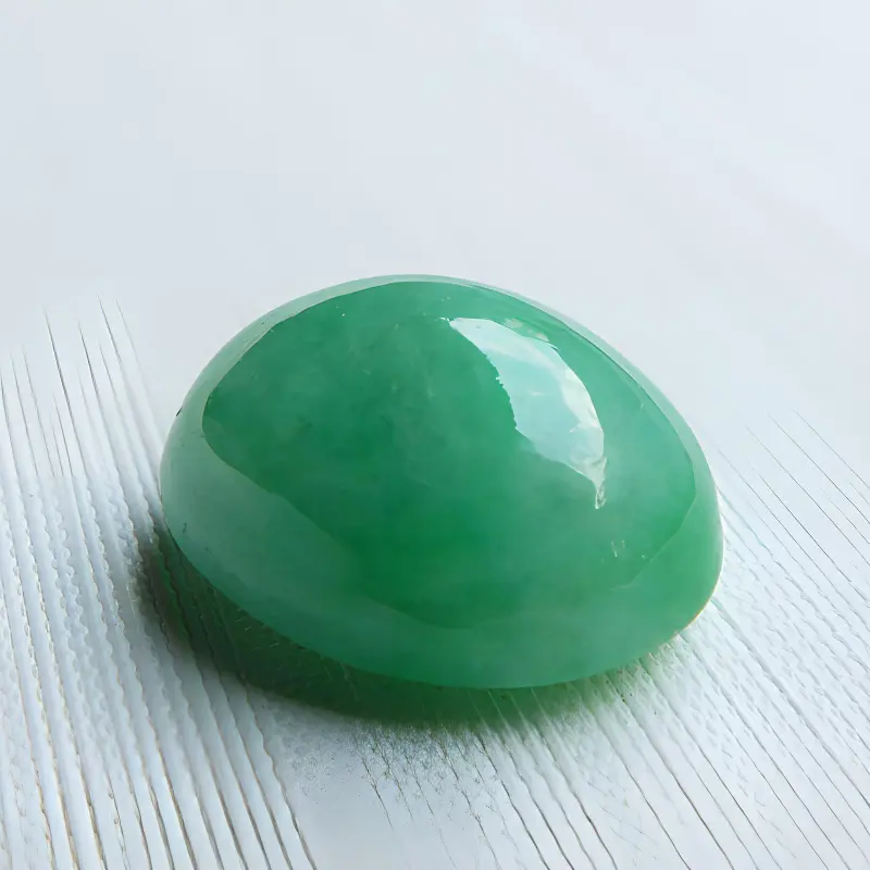 Fei Yan Glutinous Jade Jadeite Ring Face Unisex-1