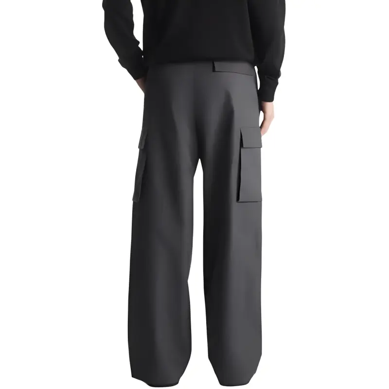LACOSTE Cargo Pants Men's Dark Gray-3