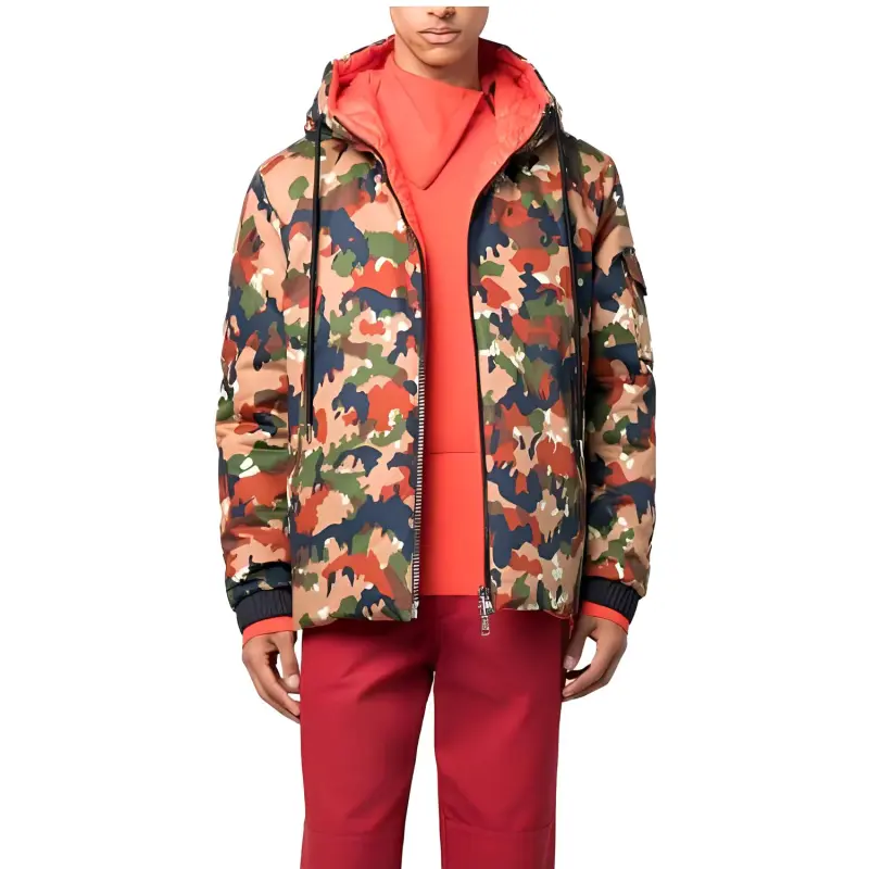 Moncler Camouflage-print Reversible Bomber Jacket-1