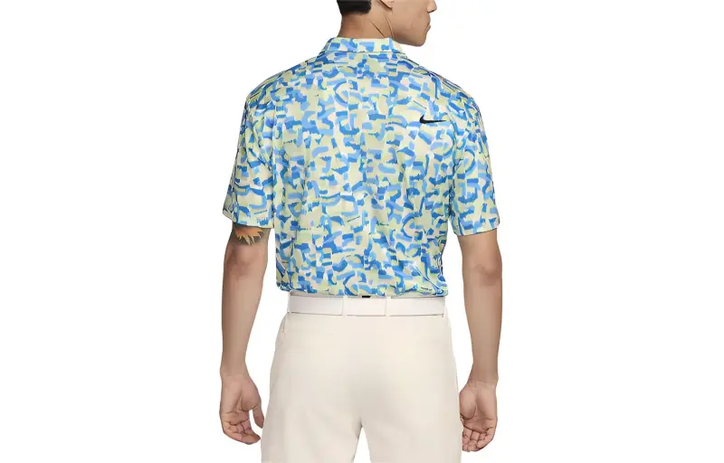 Nike Tour Polo Shirt Men's Light Photo Blue-1
