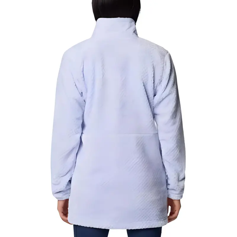 Columbia Fire Side™ Quarter Zip II Velvet-feel Coat Women's Light Blue-1