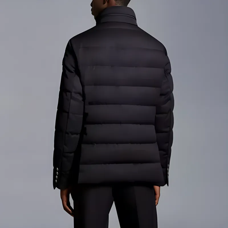 Moncler Bess Short Down Jacket Down Jacket Men's Dark Blue-4
