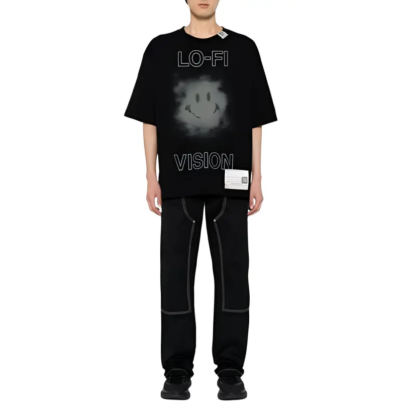 Maison Mihara Yasuhiro Logo Printed Crewneck T Shirt-1