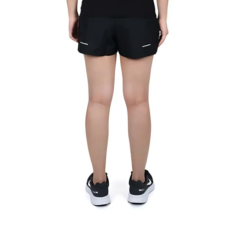 Asics Sports Shorts Women's Black Silver-1