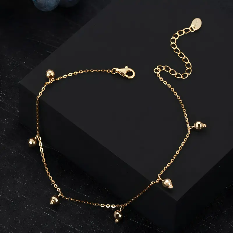 PIARA Anklets Women's Gold-2