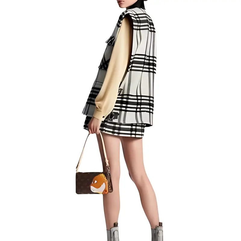 LOUIS VUITTON Tartan Utility Jacket-5