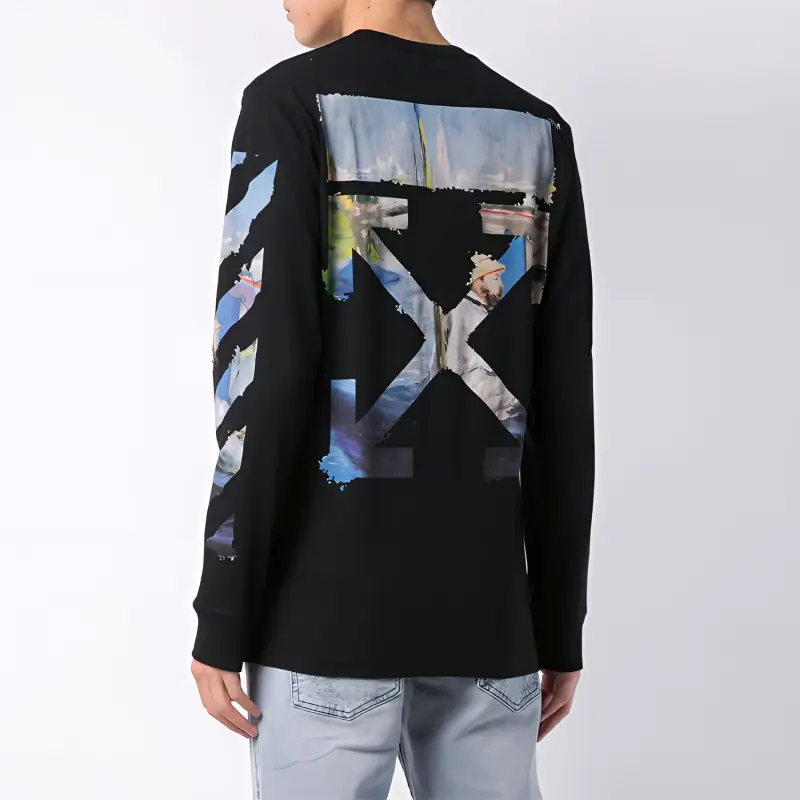 OFF WHITE Sweatshirt Men's Black-1
