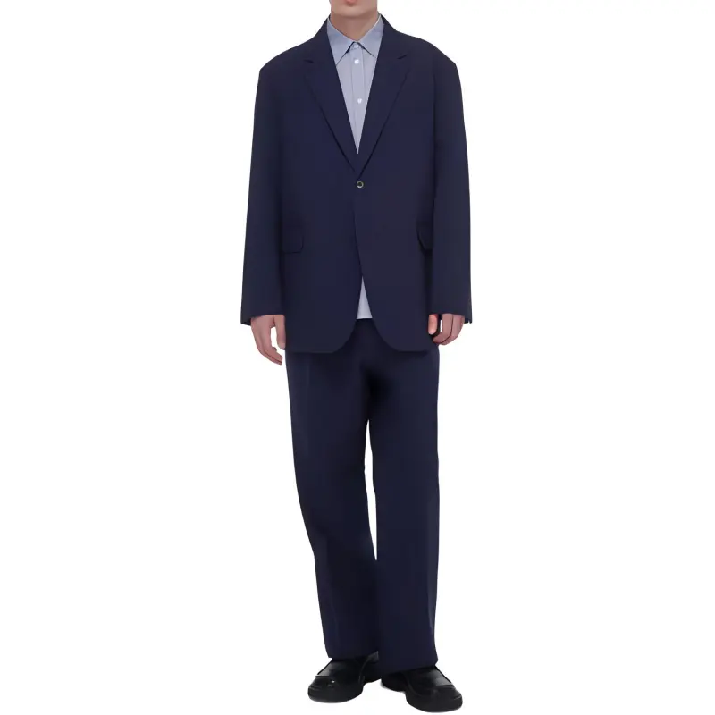 THE FRANKIE SHOP Casual Pants Men's Blue-3
