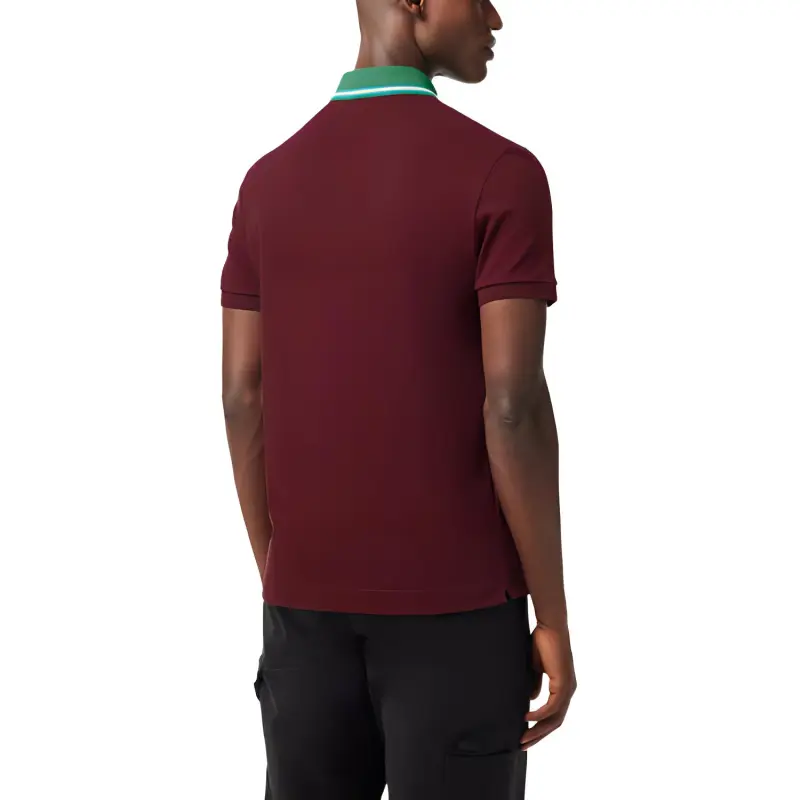 LACOSTE Polo Shirt Men's Bordeaux-2