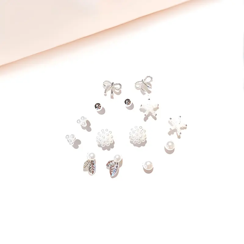 MIDNIGHT MOMENT Alloy Stud Earrings Women's-4