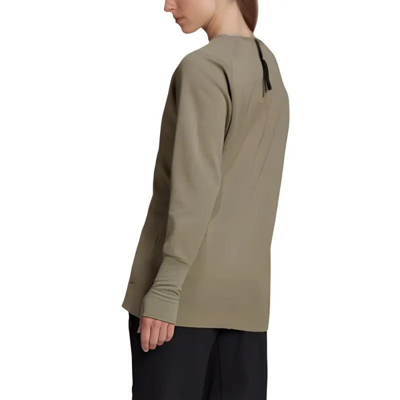 Adidas PARLEY CREW SWEATSHIRT Sweatshirt Women's Dark Brown-3