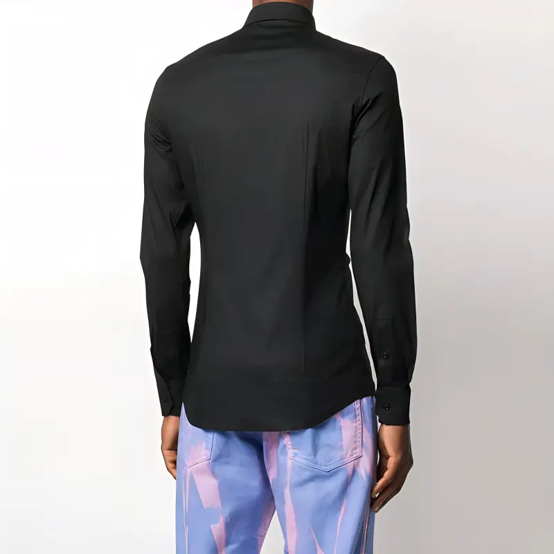 MOSCHINO Shirts Men Black-2