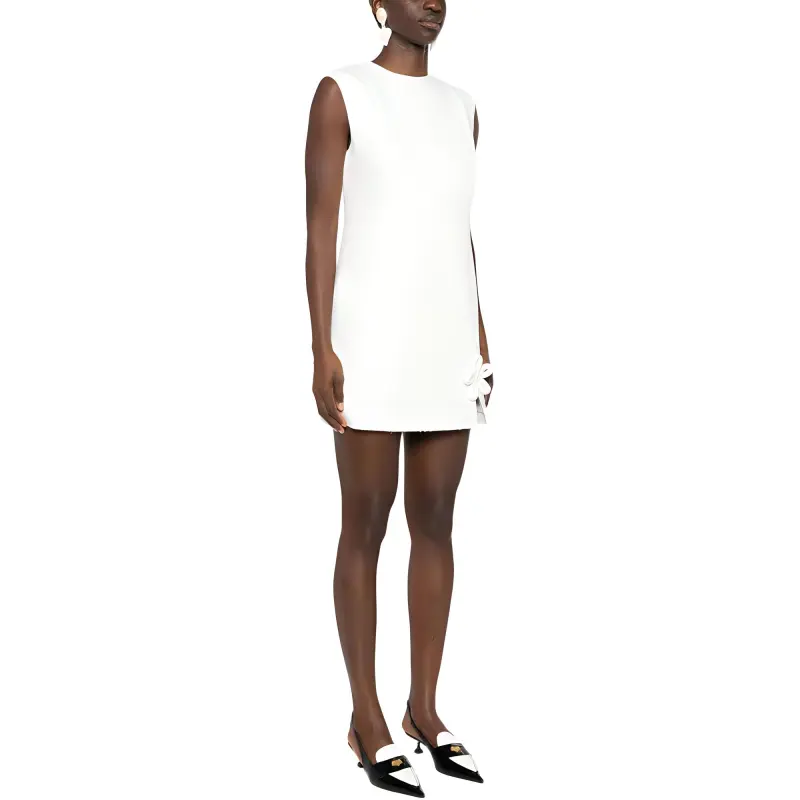 MSGM Sleeveless Dress Women's White-2