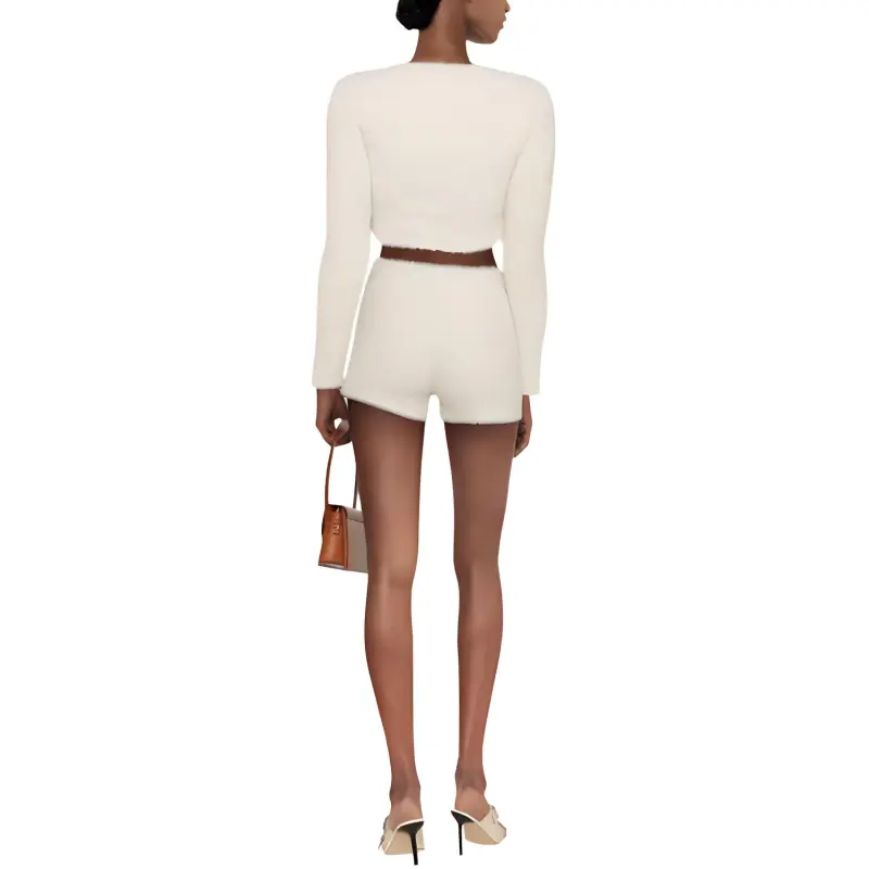 Jacquemus FW22 Crop Top Women's Ecru-3