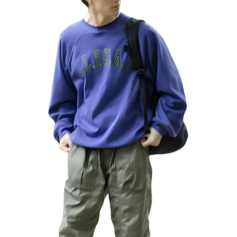 L.L.Bean Sweatshirt Men's Marine Blue-3