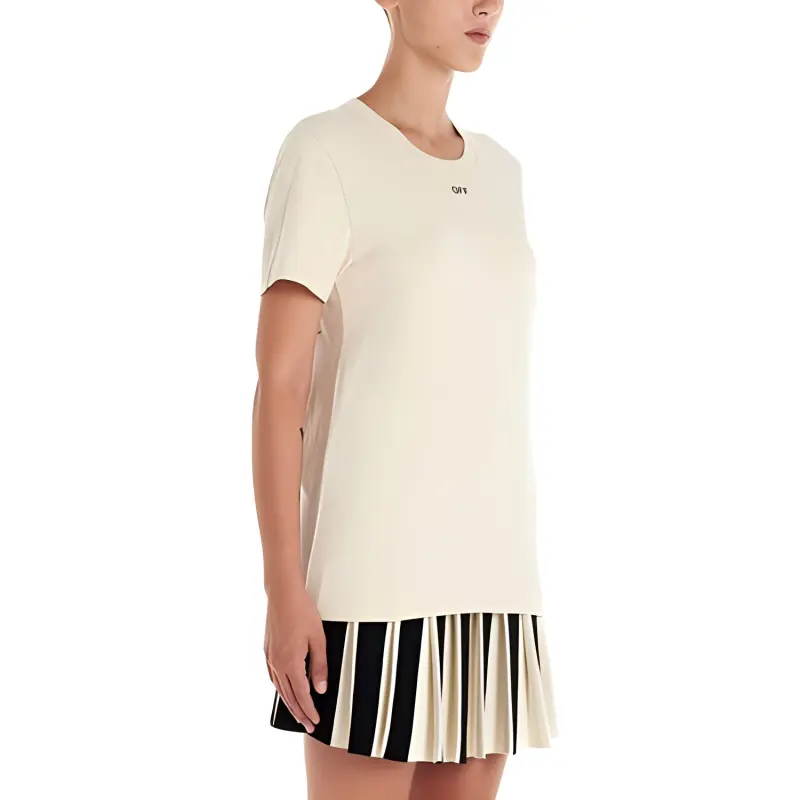 OFF WHITE T Shirt Regular Fit Women's Ecru-1
