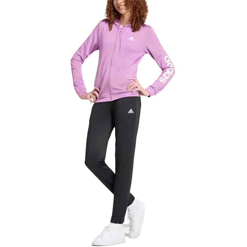 Adidas Sportswear Linear Tracksuit Casual Suit Women's-1