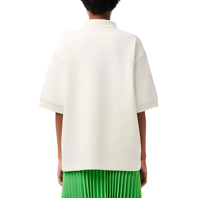 LACOSTE Polo Shirt Women's White-3