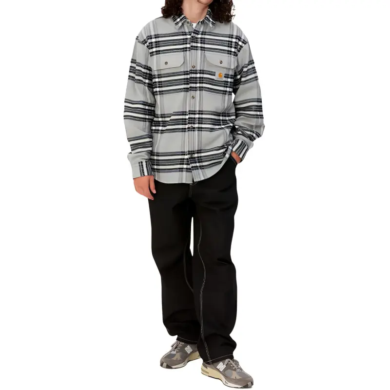 Carhartt WIP Shirts Men Gray-2