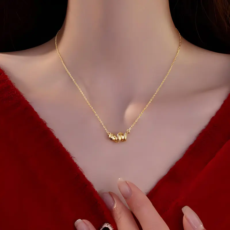Asia Star Alloy Necklaces Women's-1