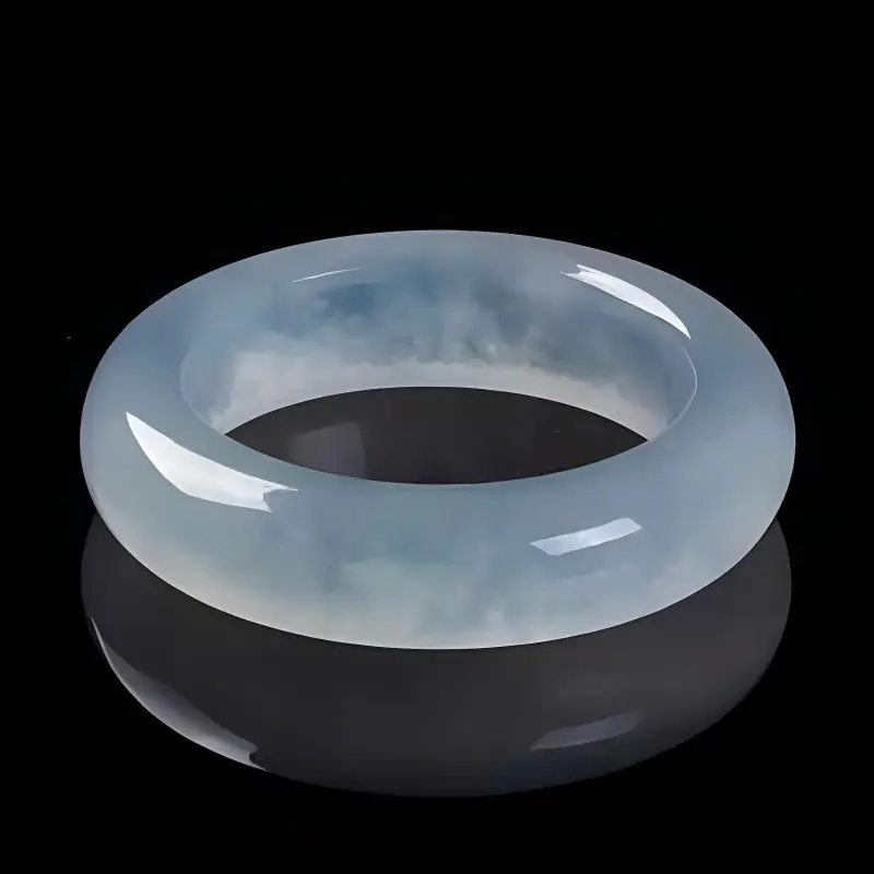 Yubo City Ice Type Jadeite Rings Unisex-2
