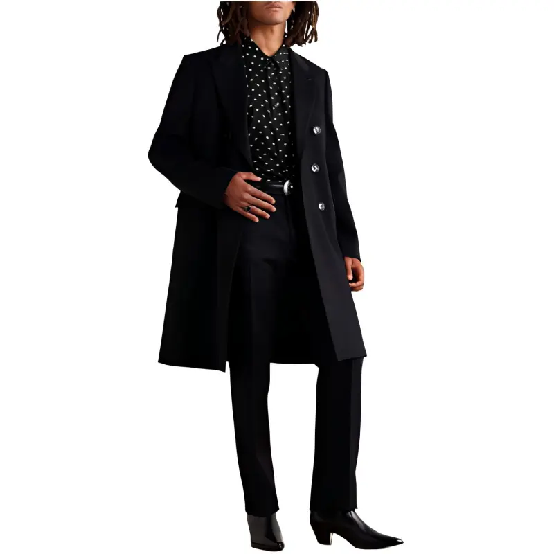 CELINE Coats Men Black-2