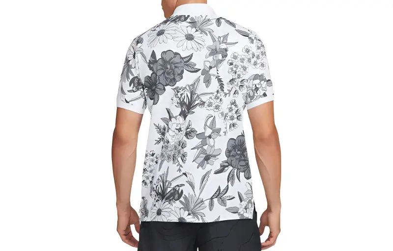 Nike Polo Shirts Men White-1