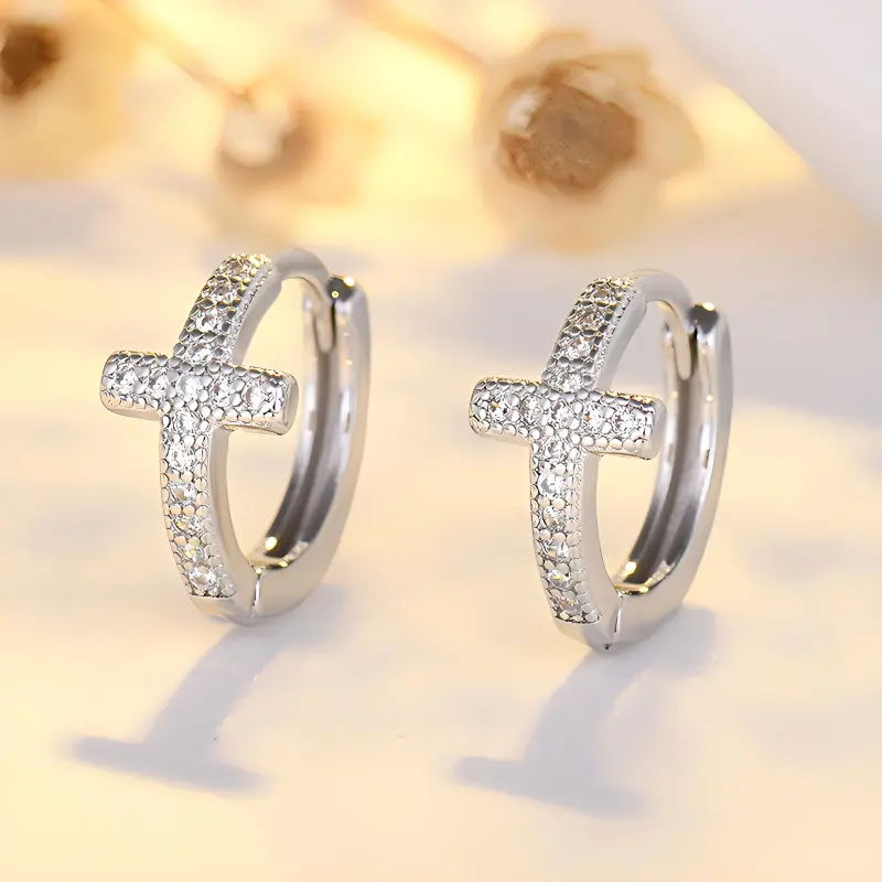 KING OF BLING Alloy Earrings Unisex-3