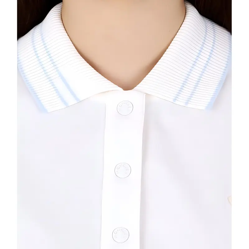 Moncler Logo Patch Short Sleeved Polo Shirt-4