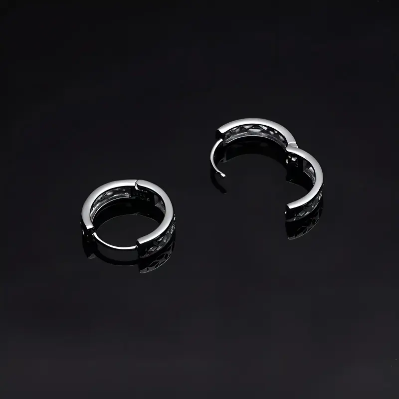 FOREVER MELODY 925 Sterling Silver Earrings Unisex-4