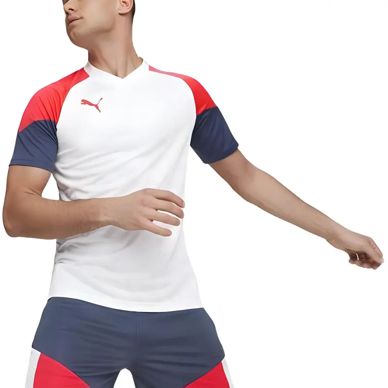 PUMA Sherpa Hybrid T-Shirts Men White-3