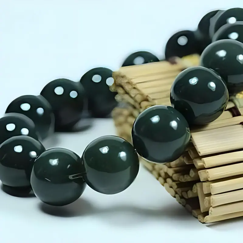 Gifts Hetian Jade Bracelets Green Jade Unisex-7