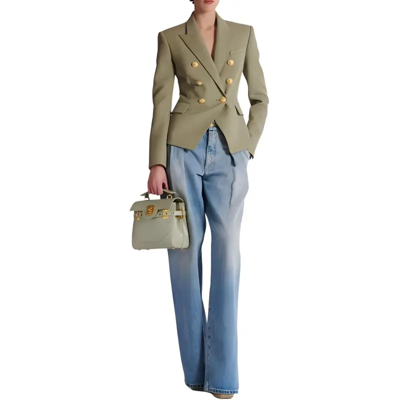 BALMAIN Double-Breasted Tailored Blazer-2