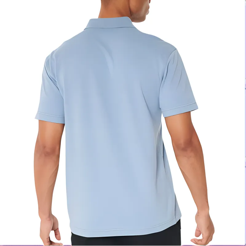 Hollister Polo Shirt Men's Light Blue-1