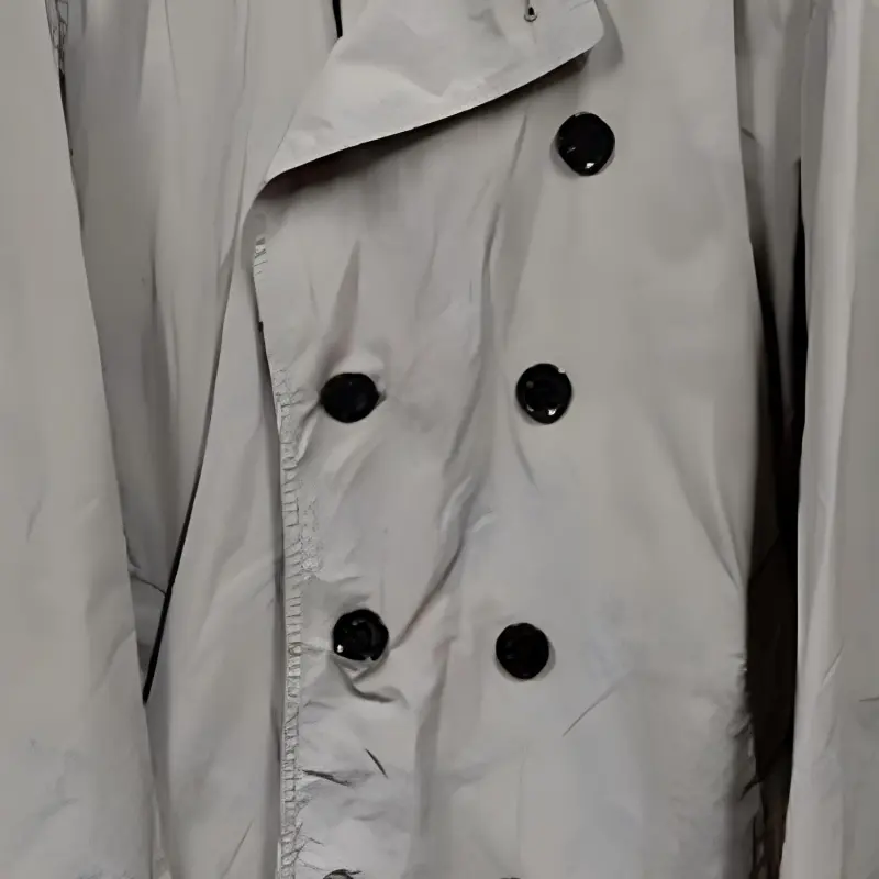 Burberry Trench Coat Men's Gray-4