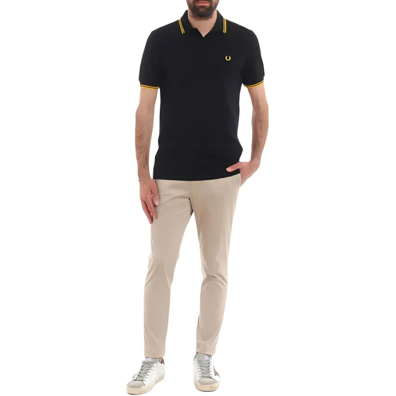 FRED PERRY Polo Shirt Men's Black-1