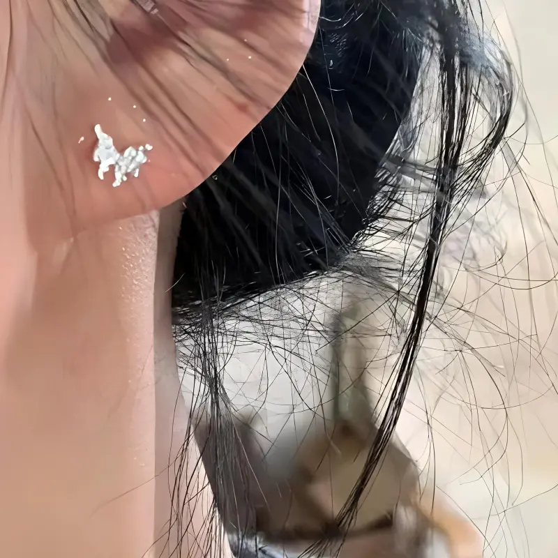 High Quality Alloy Fashion Stud Earrings Women's-3